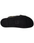 Фото #4 товара Fendi Ff Canvas & Leather Sandal Men's Black 8 Uk