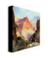 Thomas Moran 'Under the Red Wall' Canvas Art - 24" x 24"