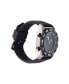 Men's Analog-Digital Black Silicone Strap Watch 46mm