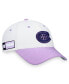 Men's White, Purple Montreal Canadiens 2022 Hockey Fights Cancer Authentic Pro Snapback Hat White, Purple - фото #1