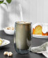 Sorrento Latte Glass, Smoke, 11.8oz., Promo 8pc Set
