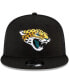 Фото #2 товара Men's Black Jacksonville Jaguars Shade Trucker 9FIFTY Snapback Hat