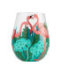 Фото #3 товара LOLITA Fancy Flamingo Stemless Wine Glass
