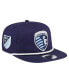 Фото #1 товара Men's Navy Sporting Kansas City The Golfer Kickoff Collection Adjustable Hat