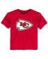 ფოტო #1 პროდუქტის Toddler Boys Red Kansas City Chiefs Primary Logo T-shirt