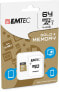 EMTEC microSD Class10 Gold+ 64GB - 64 GB - MicroSDXC - Class 10 - 85 MB/s - 21 MB/s - Black,Gold