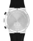 ფოტო #3 პროდუქტის Men's Swiss Chronograph Bold Fusion Black Silicone Strap Watch 44mm