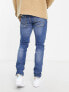 Фото #3 товара Jack & Jones Intelligence Glenn slim fit jeans in mid blue