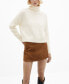Фото #1 товара Women's Thick Knit Turtleneck Sweater