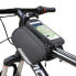 Фото #1 товара Torba rowerowa na ramę + odczepiany pokrowiec na telefon do 6.5" 1.5l czarna