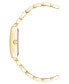 Фото #2 товара Women's Quartz Gold-Tone Alloy Bracelet Watch, 21mm