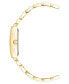 Women's Quartz Gold-Tone Alloy Bracelet Watch, 21mm