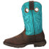 Durango Lady Rebel Square Toe Cowboy Womens Blue Casual Boots DWRD016