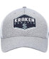 Фото #4 товара Men's Gray Seattle Kraken Hitch Contender Flex Hat