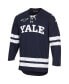 Men's Navy Yale Bulldogs UA Replica Hockey Jersey