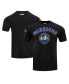ფოტო #1 პროდუქტის Men's Black Golden State Warriors 2022 NBA Finals Champions Double Knit Patch T-shirt