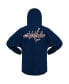 Фото #5 товара Women's Navy Washington Capitals Jersey Lace-Up V-Neck Long Sleeve Hoodie T-shirt