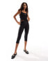 Calvin Klein Jeans rib tank top in black