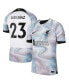 Фото #1 товара Men's Luis Diaz White Liverpool 2022/23 Away Breathe Stadium Replica Player Jersey