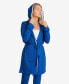 ფოტო #1 პროდუქტის Women's Hooded Jersey Robe and Pants Loungewear
