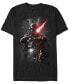 Men's Star Wars Darth Vader Lightsaber Portrait Short Sleeve T-shirt Черный, XL - фото #1