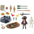 Фото #1 товара Конструктор стартовый набор пиратов с гребной лодкой Playmobil