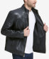 ფოტო #2 პროდუქტის Men's Smooth Leather Jacket, Created for Macy's