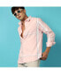 Фото #2 товара Men's Pastel Striped Button Up Shirt