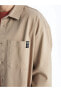 LCW Casual Rahat Kalıp Uzun Kollu Erkek Gömlek Ceket
