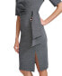 ფოტო #5 პროდუქტის Women's Tie-Front Sheath Dress