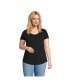 Фото #1 товара Plus Size Lightweight Jersey T-shirt