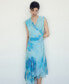 ფოტო #8 პროდუქტის Women's Print Wrap Dress