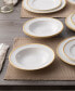 Rochelle Gold Set of 4 Soup Bowls, Service For 4