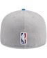 Фото #3 товара Men's Gray, Blue Oklahoma City Thunder Tip-Off Two-Tone 59FIFTY Fitted Hat