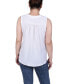 ფოტო #2 პროდუქტის Petite Sleeveless Air Flow Blouse