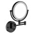 8 Inch LED Wall Mount Two-Sided Makeup Vanity Mirror 12 Inch Extension 1X/3X Magnify