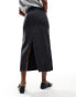 & Other Stories denim maxi column skirt in black wash Черный, 34 - фото #2