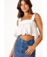 Фото #6 товара Women's Raye Ruffle Strap Top