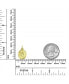 ფოტო #3 პროდუქტის 14K Yellow Real Gold Religious Medal Saint Christopher Pendant Necklace For Women s Patron Saint of Travel NO Chain