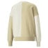 Puma Downtown Oversized Crew Neck Sweatshirt Womens Beige, Off White Casual Tops