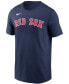 ფოტო #3 პროდუქტის Men's Rafael Devers Navy Boston Red Sox Name Number T-shirt