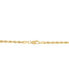 ფოტო #5 პროდუქტის Glitter Rope Link 26" Chain Necklace (3mm) in 14k Gold