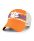 Фото #3 товара Men's Orange, White Clemson Tigers Interlude MVP Trucker Snapback Hat