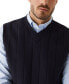 Фото #3 товара Men's Cotton V-Neck Sweater Vest