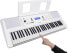 Yamaha EZ-300 Digital Keyboard, White - Portable Learning Keyboard with USB to Host Connection - Keyboard with 61 Touch Dynamic Light Keys