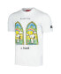 Фото #2 товара Men's and Women's White Peanuts Snoopy A Friend T-shirt