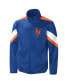 Фото #2 товара Куртка с полной молнией G-III Sports by Carl Banks мужская Роял Нью-Йорк Мэтс Earned Run