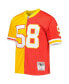 ფოტო #4 პროდუქტის Men's Derrick Thomas Red, Gold Kansas City Chiefs 1994 Split Legacy Replica Jersey