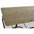 Вспомогательный стол DKD Home Decor Чёрный Медь Натуральный PVC Металл Ель 112 x 54 x 52 cm