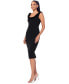 ფოტო #3 პროდუქტის Women's Ruffled Sheath Dress